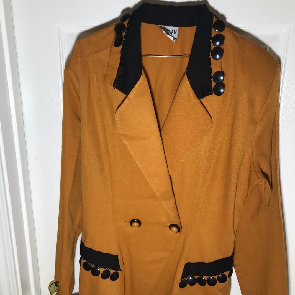 Vintage 1980's Embellished  Blazer